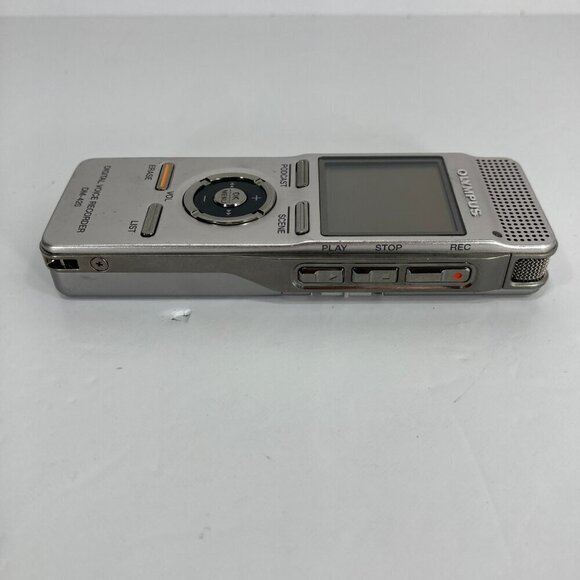 Olympus Digital Voice Recorder DM-420 Silver Handheld 2GB Internal Memory TESTED - Picture 6 of 8